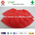 Disposable CPE Red Shoe Covers